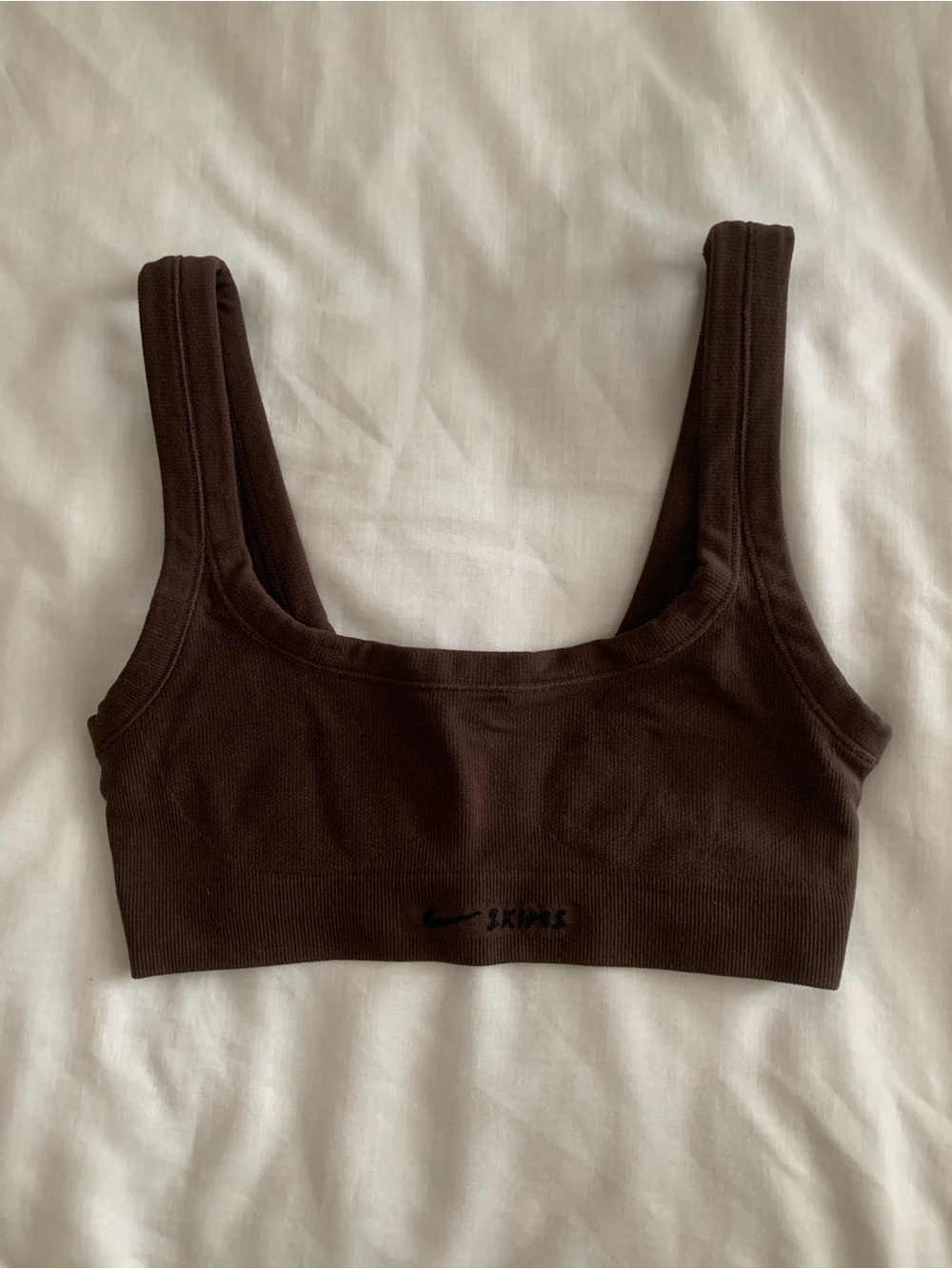 Nike x SKIMS Ribbed Seamless Scoop Bra - Phoenix Size XS EUC